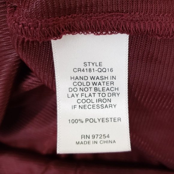 One Clothing V-neck Shift Dress Maroon Size Small - Picture 7 of 9